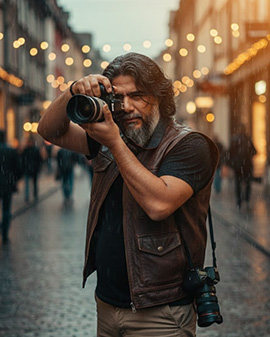 Photographer at work